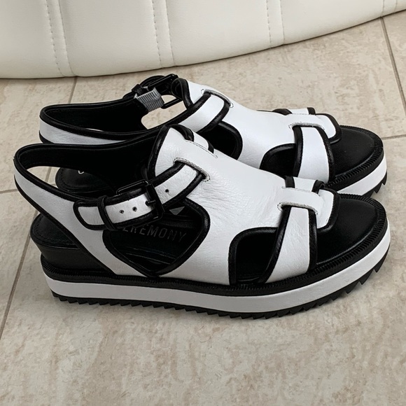 Opening Ceremony sandals, new, leather Sz 6. - Picture 2 of 5